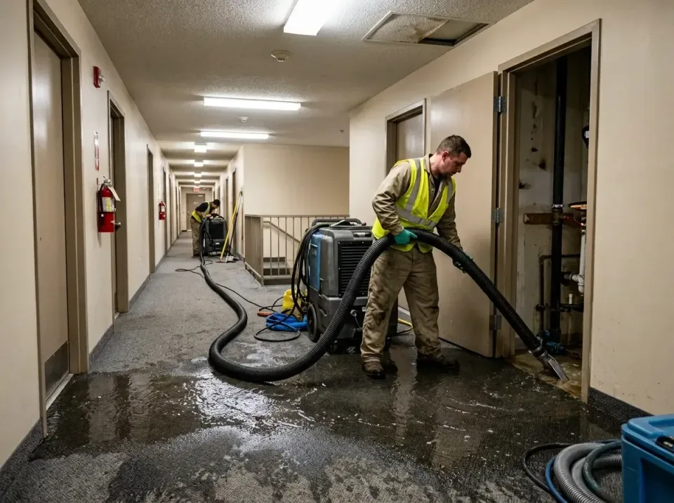 multi-unit-apartment-hallway-f-005 — frequently asked questions, Emergency Burst Pipe Water Extraction & Removal in Brookmon…